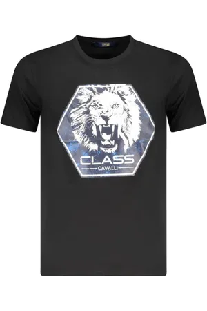 Roberto Cavalli Hombre, Camisetas, Negro, Talla: 2XL