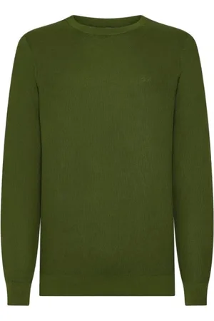 sun68 Hombre, Jerseys, Verde, Talla: M