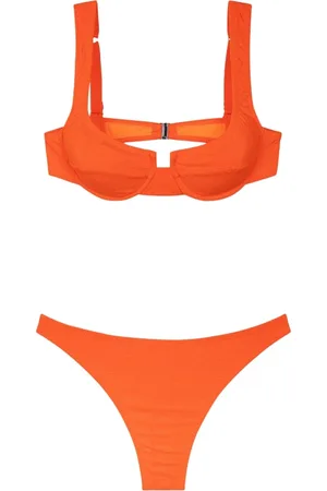 F**K Mujer, Trajes de baño, Naranja, Talla: L