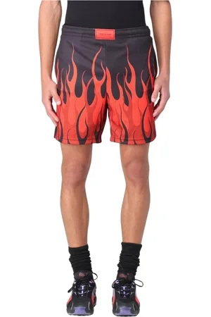 Vision Of Super Hombre, Pantalones cortos, Rojo, Talla: S