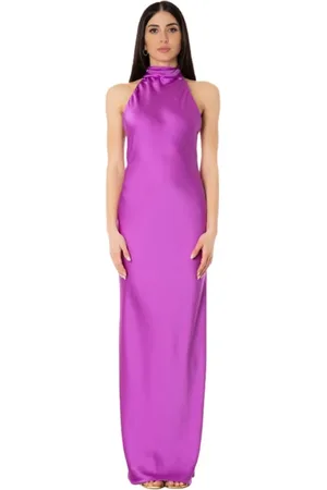 ACTUALEE Mujer, Vestidos, Púrpura, Talla: L