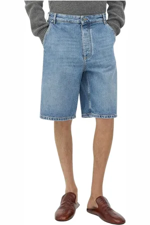 Bottega Veneta Hombre, Pantalones cortos, Azul, Talla: M