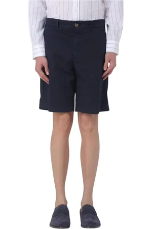 Brunello Cucinelli Hombre, Pantalones cortos, Azul, Talla: XL