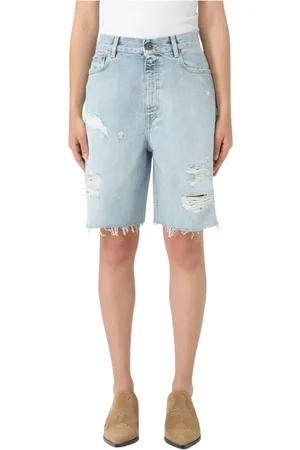 Golden Goose Mujer, Pantalones cortos, Azul, Talla: W28