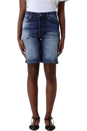 Dondup Mujer, Pantalones cortos, Azul, Talla: W29