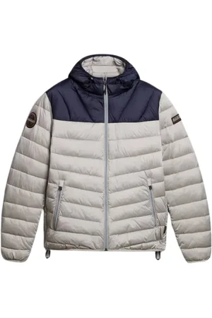 Napapijri Hombre, Chaquetas, Gris, Talla: S