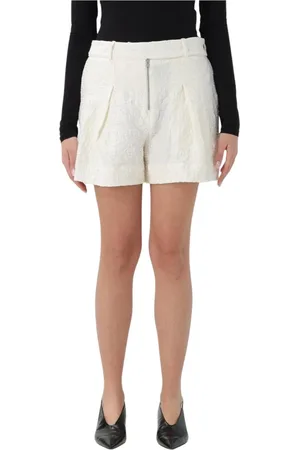 Jil Sander Mujer, Pantalones cortos, Blanco, Talla: S