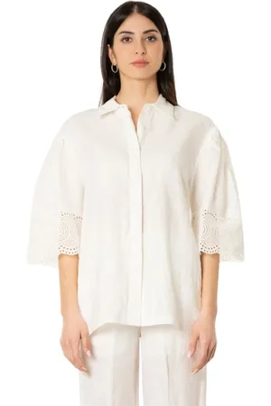 Isabelle Blanche Mujer, Blusas y Camisas, Blanco, Talla: M