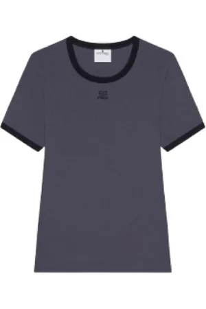 Courrèges Mujer, Camisetas, Negro, Talla: M