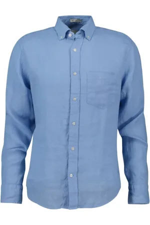 GANT Hombre, Camisas, Azul, Talla: 2XL