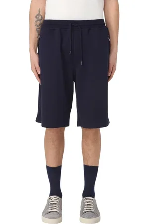 Brunello Cucinelli Hombre, Pantalones cortos, Azul, Talla: 3XL
