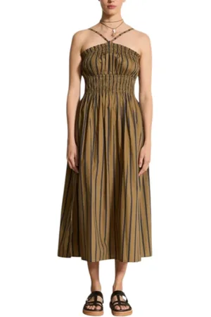 MARE DI LATTE Mujer, Vestidos, Marrón, Talla: XS