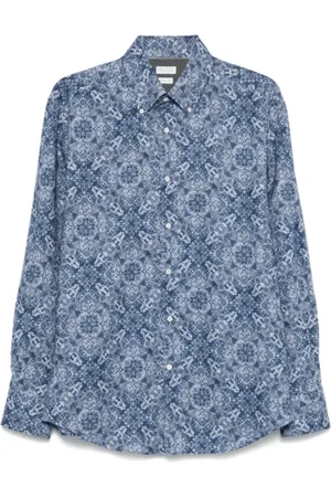 Brunello Cucinelli Hombre, Camisas, Azul, Talla: L