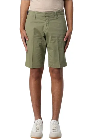FAY Hombre, Pantalones cortos, Verde, Talla: W38
