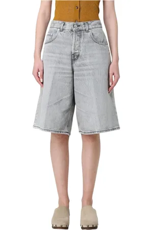 haikure Mujer, Pantalones cortos, Gris, Talla: W28