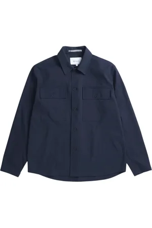 Norse projects Hombre, Chaquetas, Azul, Talla: XS