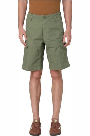 Carhartt Hombre, Pantalones cortos, Verde, Talla: W29