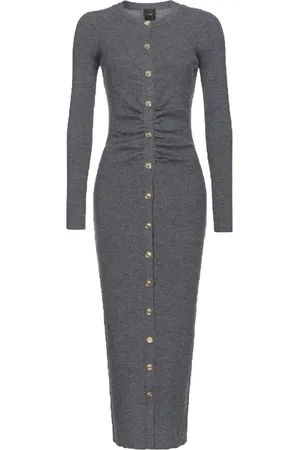 Pinko Mujer, Vestidos, Gris, Talla: M