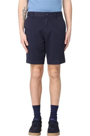 HUGO BOSS Hombre, Pantalones cortos, Azul, Talla: M