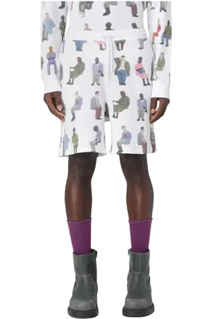 J.W.Anderson Hombre, Pantalones cortos, Blanco, Talla: L