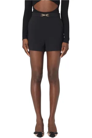 Elisabetta Franchi Mujer, Pantalones cortos, Negro, Talla: M