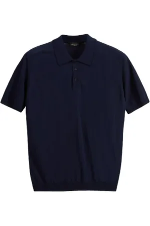 Roberto Collina Hombre, Camisetas, Azul, Talla: XL