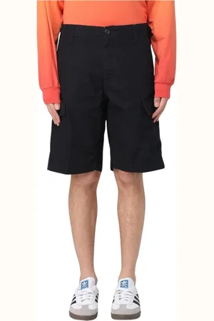 Carhartt Hombre, Pantalones cortos, Negro, Talla: W31