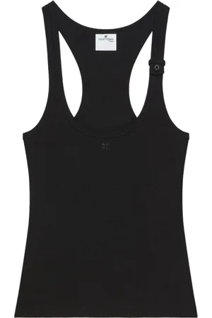 Courrèges Mujer, Camisetas, Negro, Talla: M