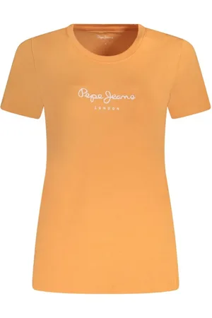 Pepe Jeans Mujer, Camisetas, Naranja, Talla: S