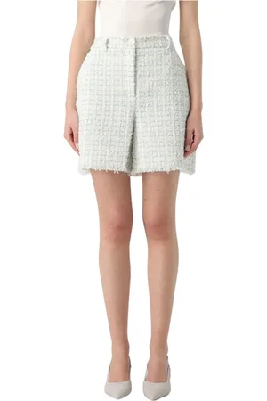 Karl Lagerfeld Mujer, Pantalones cortos, Blanco, Talla: XS