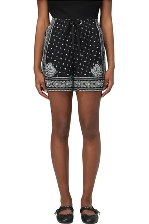 Pinko Mujer, Pantalones cortos, Negro, Talla: XS