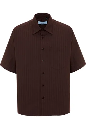 COSTUMEIN Hombre, Camisas, Marrón, Talla: L