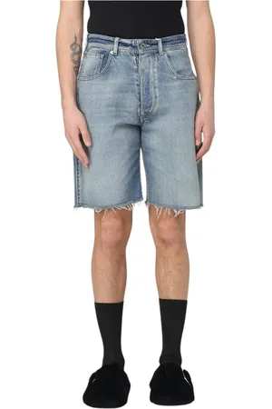 Maison Margiela Hombre, Pantalones cortos, Azul, Talla: W32