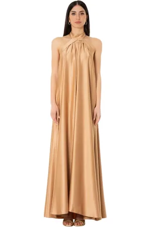 ACTUALEE Mujer, Vestidos, Marrón, Talla: M