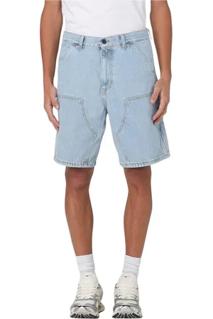 Carhartt Hombre, Pantalones cortos, Azul, Talla: W34