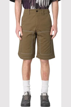 Msgm Hombre, Pantalones cortos, Verde, Talla: M