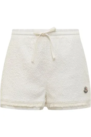 Moncler Mujer, Pantalones cortos, Blanco, Talla: S