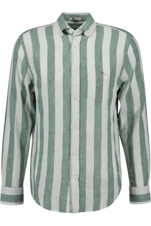 GANT Hombre, Camisas, Verde, Talla: L
