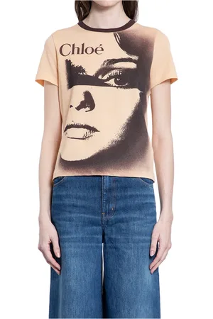 Chloé Mujer, Camisetas, Naranja, Talla: M