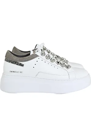 Emanuélle vee Mujer, Zapatos, Blanco, Talla: 37 EU