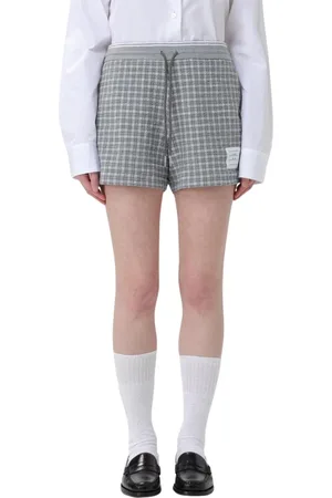 Thom Browne Mujer, Pantalones cortos, Gris, Talla: S