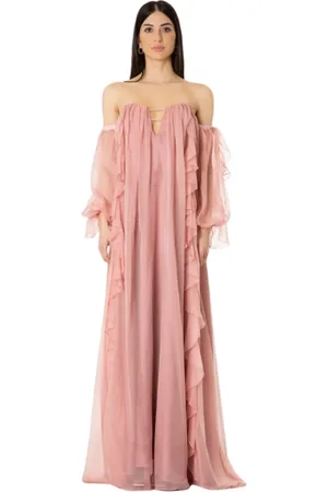 ACTUALEE Mujer, Vestidos, Rosa, Talla: S