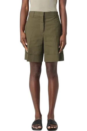 Jil Sander Mujer, Pantalones cortos, Verde, Talla: S
