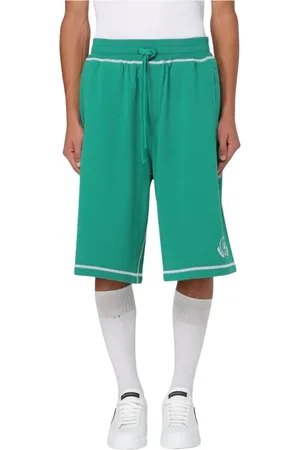 Dolce & Gabbana Hombre, Pantalones cortos, Verde, Talla: S
