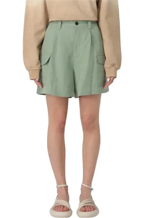 Woolrich Mujer, Pantalones cortos, Verde, Talla: W27