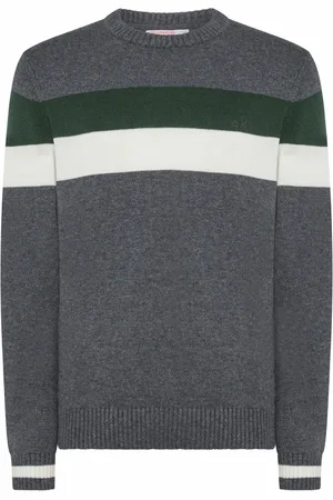 sun68 Hombre, Jerseys, Gris, Talla: L