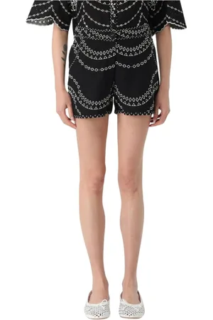 CHARO RUIZ IBIZA Mujer, Pantalones cortos, Negro, Talla: S
