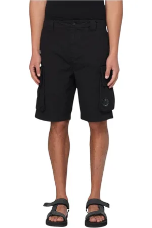 C.P. Company Hombre, Pantalones cortos, Negro, Talla: L
