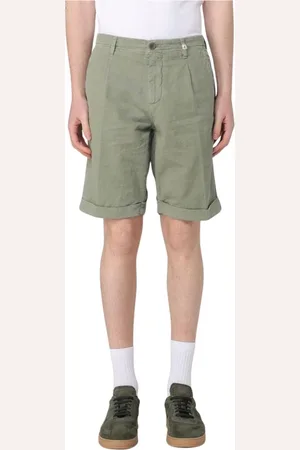 MYTHS Hombre, Pantalones cortos, Verde, Talla: M