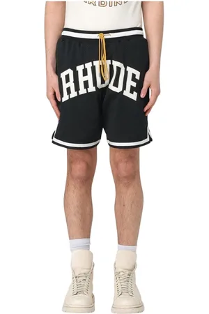 Rhude Hombre, Pantalones cortos, Negro, Talla: L